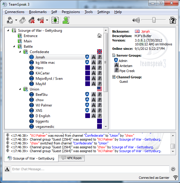 teamspeak server ports