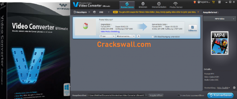 wondershare video converter ultimate crack