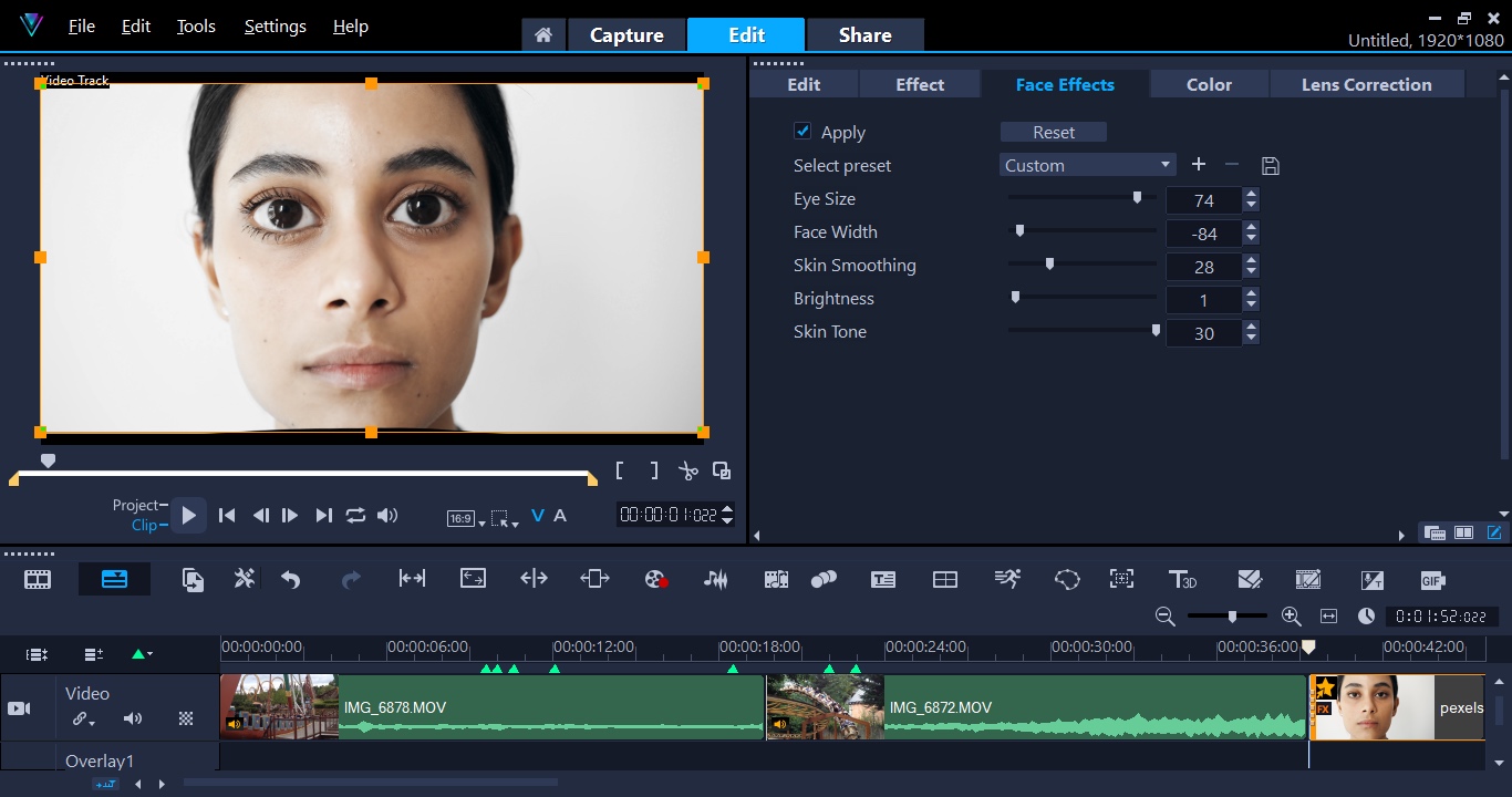 Corel VideoStudio Retak