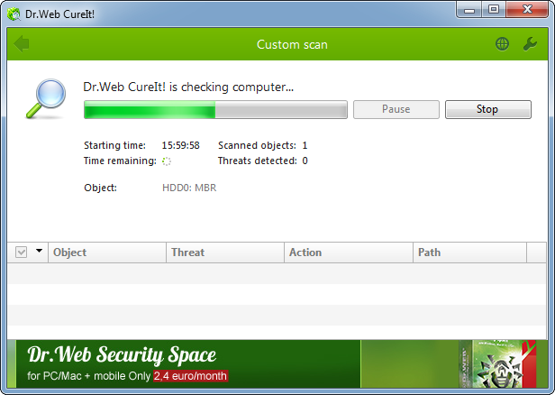 Dr.Web CureIt Crack + (100% Working) License Key [Latest]