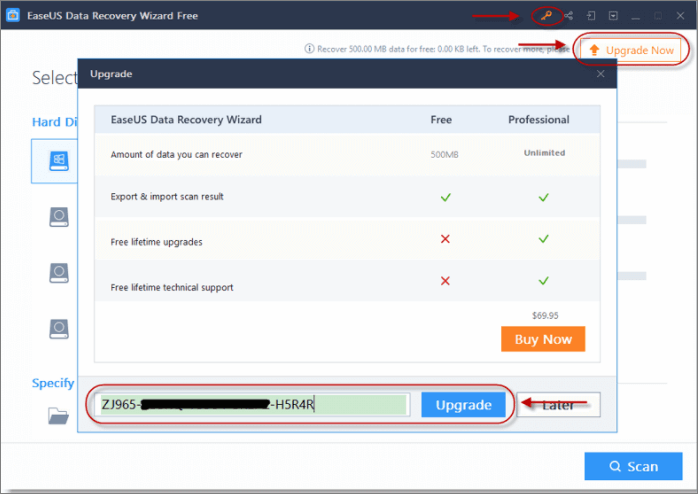 EaseUS Data Recovery Wizard Crack + License Code