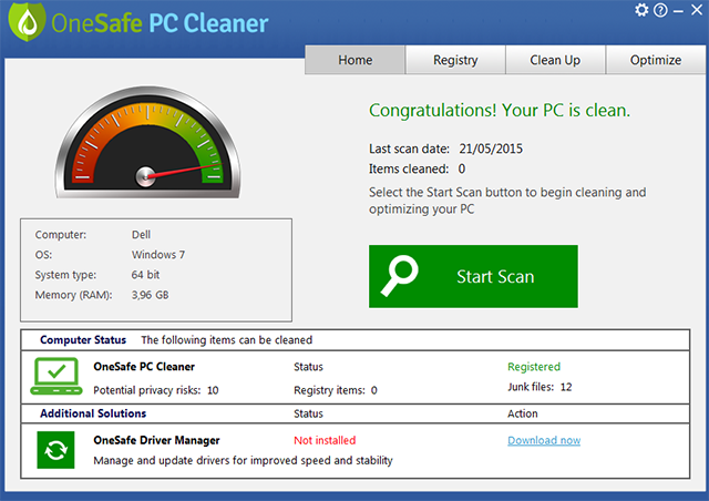OneSafe PC Cleaner 9.1.0.0 Crack