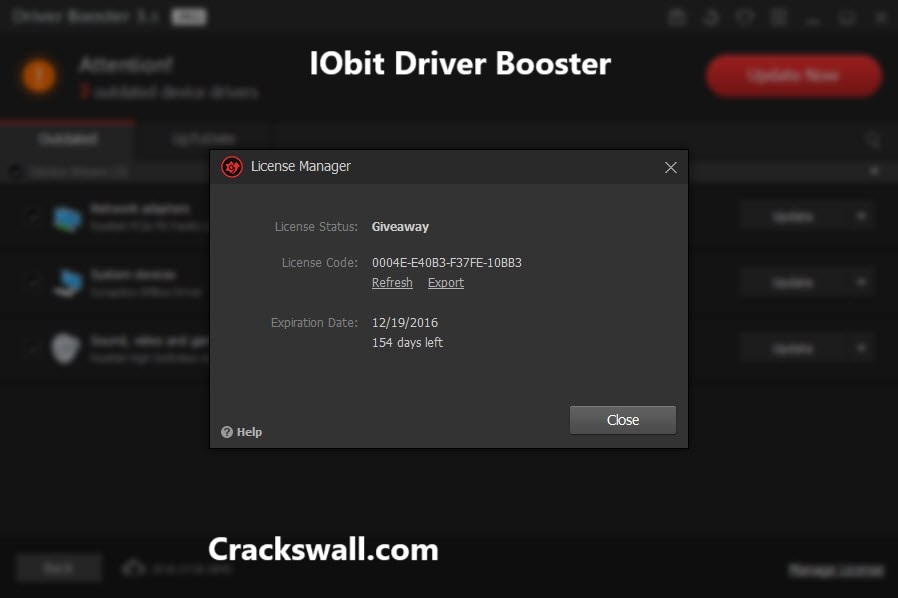 IObit Driver Booster Crack